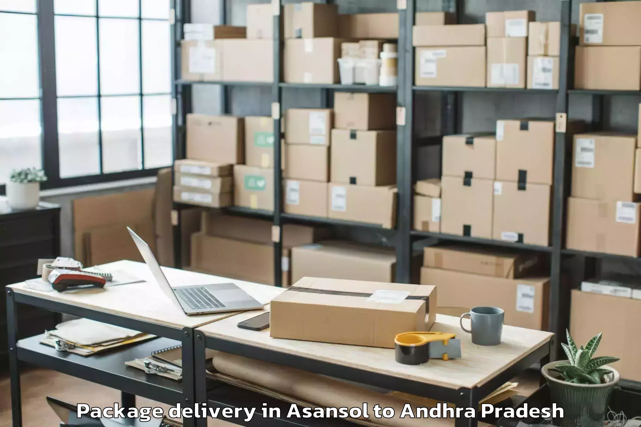 Asansol to Macherla Package Delivery Booking